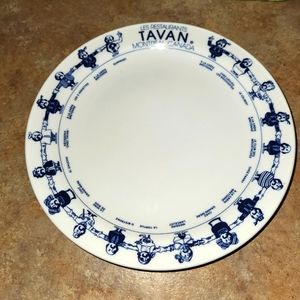 Rosenthal Studio-linie Germany Les Restaurants Tavan Montreal Canada Plate